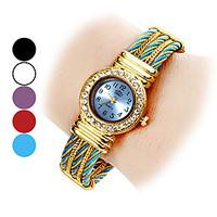Women\'s Stylish Style Steel Analog Quartz Bracelet Watch (Assorted Colors) Cool Watches Unique Watches Fashion Watch