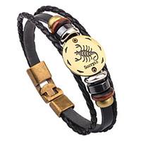 Women/Men Black Fashionable Daily Strand Bracelets