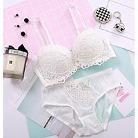 womens sexy 34 cup bras panties sets adjustable push up lace mesh unde ...