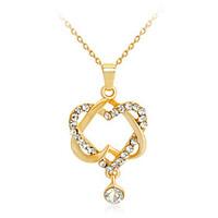 Women\'s Pendant Necklaces Rhinestone Alloy Euramerican Fashion Jewelry ForWedding Party Special Occasion Anniversary Birthday Business