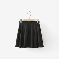 womens casualdaily mini skirts a line solid summer