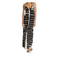 womens casualdaily simple sheath dress striped u neck maxi sleeveless  ...