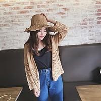 womens going out simple summer trench coat solid square neck regular c ...