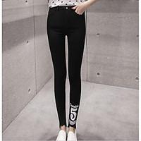 womens mid rise micro elastic skinny pants simple skinny solid