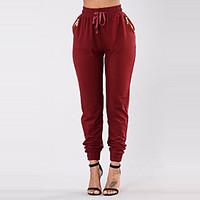 womens slim chinos pantsgoing out casualdaily simple street chic solid ...