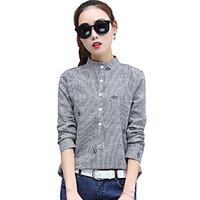 womens casualdaily simple cute spring summer shirt striped embroidered ...