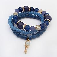 womens strand bracelet jewelry fashion rhinestone glass alloy irregula ...