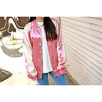 womens casualdaily vintage simple fall winter jacket color block print ...