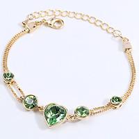 Women\'s Chain Bracelet Jewelry Natural Handmade Fashion Vintage Crystal Alloy Oval Irregular Jewelry 147Wedding Party Anniversary