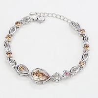 womens chain bracelet jewelry natural handmade fashion vintage crystal ...