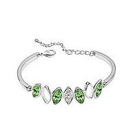 Women\'s Chain Bracelet Jewelry Natural Handmade Fashion Vintage Crystal Alloy Oval Irregular Jewelry 147Wedding Party Anniversary