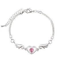 Women\'s Chain Bracelet Jewelry Natural Handmade Fashion Vintage Crystal Alloy Oval Irregular Jewelry 147Wedding Party Anniversary