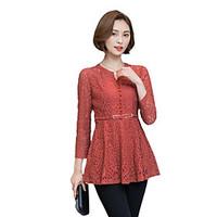 womens going out casualdaily cute t shirt solid v neck long sleeve acr ...