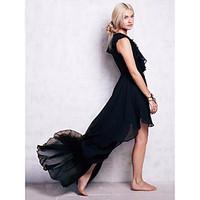 womens party sexy bodycon dress solid halter maxi short sleeve cotton  ...