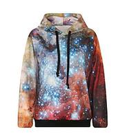 womens casualdaily sports hoodie print pure color round neck strenchy  ...