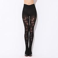 Women Thin Hollow Perspective High Waist Sexy Nightclub Stockings