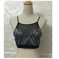 womens club sexy summer tank top striped halter sleeveless spandex she ...