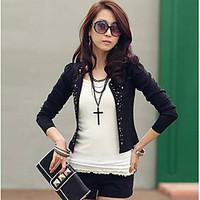 womens casualdaily simple summer jacket solid round neck length sleeve ...