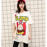 womens casualdaily simple summer t shirt print round neck short sleeve ...