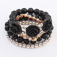 womens wrap bracelet jewelry bohemian fashion vintage pearl alloy irre ...