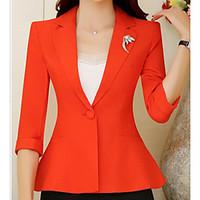 womens evening party sophisticated spring summer blazer solid shawl la ...