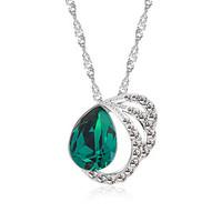 womens pendant necklaces jewelry drop jewelry crystal rhinestone alloy ...