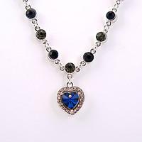 Women\'s Pendant Necklaces Jewelry Heart Jewelry Crystal Alloy Unique Design Euramerican Fashion Jewelry 147Party Other Ceremony Evening