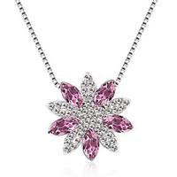 Women\'s Pendant Necklaces Jewelry Flower Jewelry Rhinestone Alloy Unique Design Euramerican Fashion Jewelry 147Party Other Ceremony