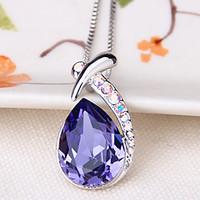 womens pendant necklaces jewelry heart jewelry crystal alloy unique de ...