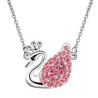 womens pendant necklaces jewelry animal shape jewelry rhinestone alloy ...