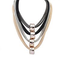 Women\'s Choker Necklaces Resin Alloy Fashion Black Jewelry Wedding Party Daily Casual 1pc
