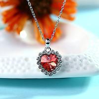 Women\'s Pendant Necklaces Jewelry Heart Jewelry Crystal Alloy Unique Design Euramerican Fashion Jewelry 147Party Other Ceremony Evening