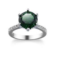 womens ring emerald unique design euramerican fashion zircon alloy jew ...