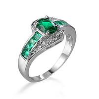 womens mens ring emerald unique design euramerican fashion zircon allo ...