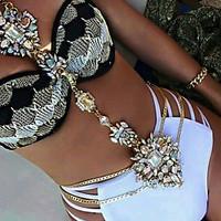 Women\'s Body Jewelry Belly Chain Body Chain Necklace Belly Chain Natural Rainbow Turkish Gothic Handmade Fashion Vintage Bohemian Hip-Hop