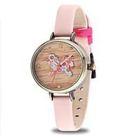 womens fashion watch quartz leather band blue grey pink