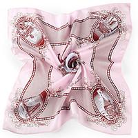 Women Silk Scarf, Casual SquarePaisley