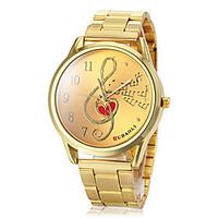Women\'s Dress Watch Fashion Watch Wrist watch Quartz Alloy Band Heart shape Gold Strap Watch