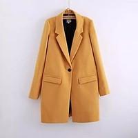 womens going out party sexy cute spring fall blazer solid v neck long  ...