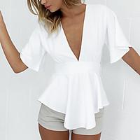 womens going out beach holiday sexy simple cute all seasons summer shi ...