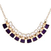 Women\'s Statement Necklaces Square Acrylic Unique Design Geometric Jewelry For Party Daily Casual 1pc