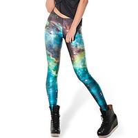 women print legging polyester spandex