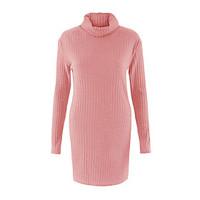 womens casualdaily sexy long pulloversolid red turtleneck long sleeve  ...