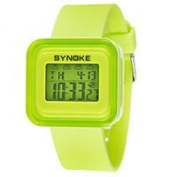 Women\'s Fashion Watch Digital Watch Digital Silicone Band Black White Blue Green Pink