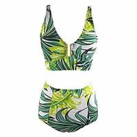 Women\'s Tankini Nylon Print