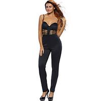 Women\'s Casual/Daily Jumpsuits, Sexy Skinny Solid Color Summer