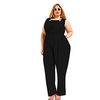 womens casualdaily jumpsuits simple loose solid color spring summer