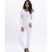 Women\'s Casual/Daily Jumpsuits, Sexy Slim Solid Color Spring Summer