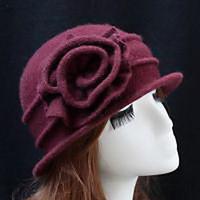 Women Wool Bowler/Cloche Hat, Casual Fall / Winter