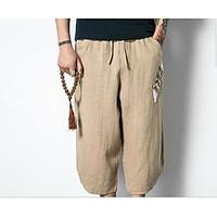 womens mid rise micro elastic chinos pants simple relaxed pure color s ...